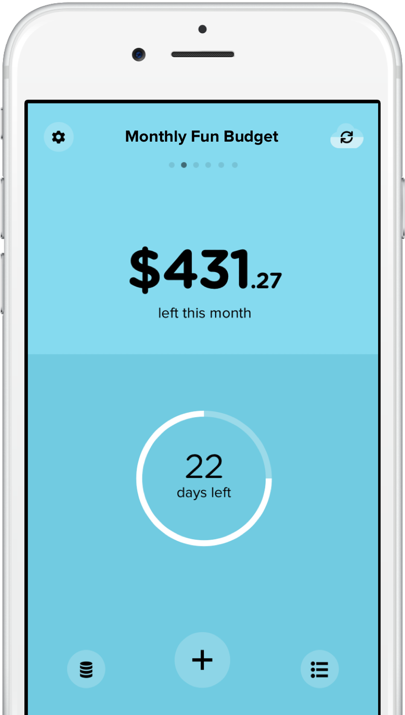 Pennies for iPhone - A super simple, personal money budget manager app